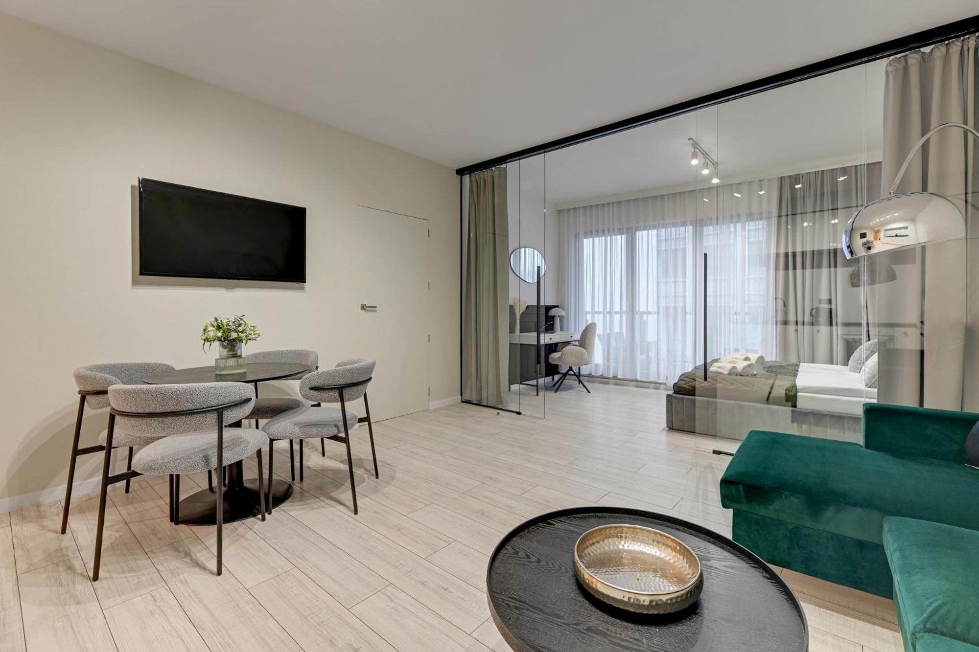 Waterlane Riverside Spa, Pool & Gym By Downtown Apartments Gdaňsk Exteriér fotografie